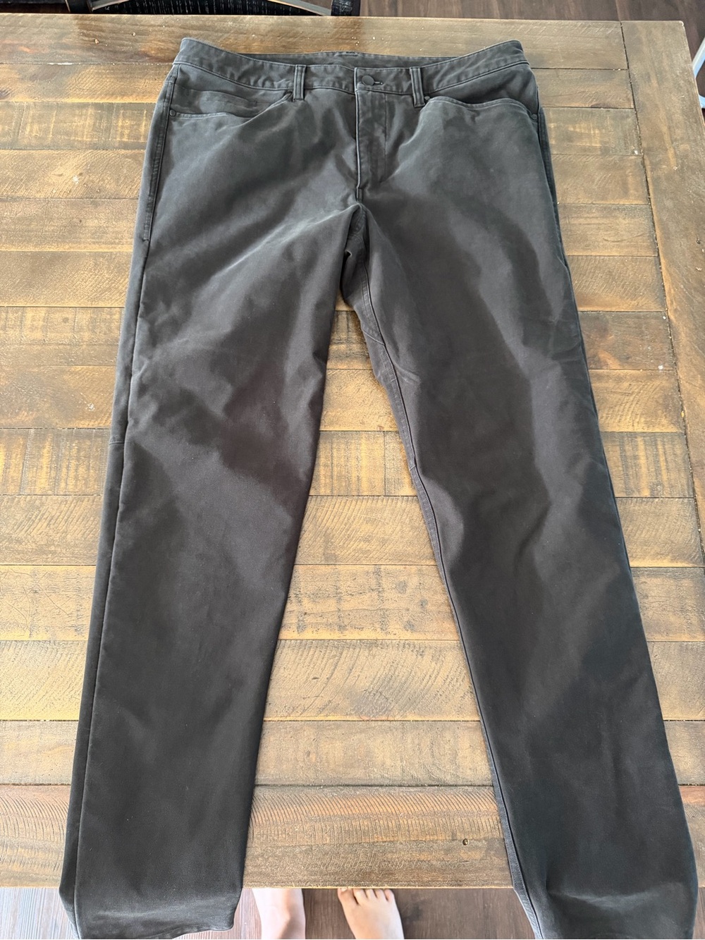 lululemon athletica Men's Black Chinos